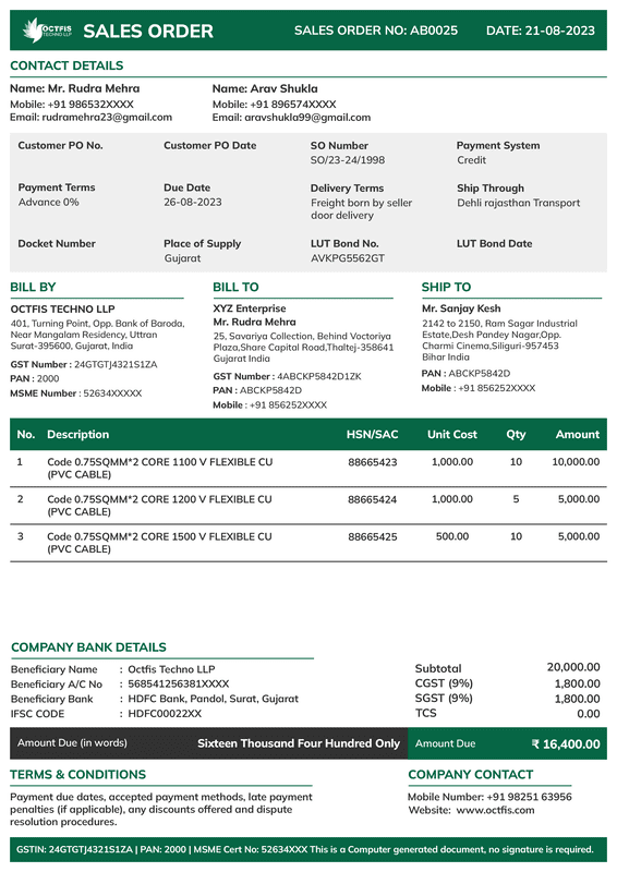 Sales Order Template-2 Sales Order Template-2