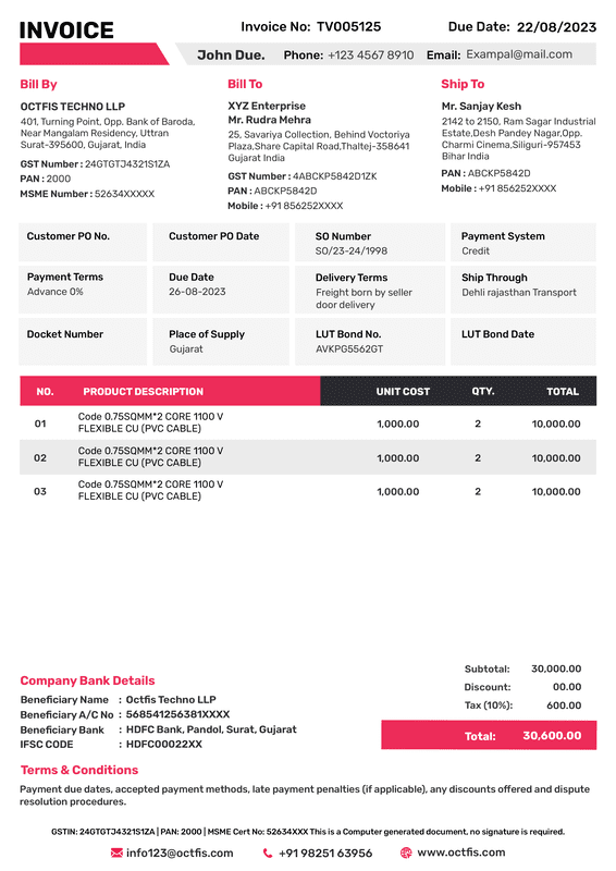 Invoice Template-8