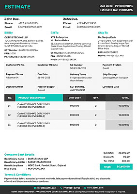 Estimate Template-10