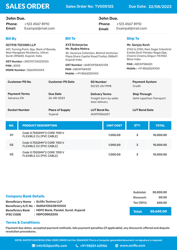 Sales Order Template-7