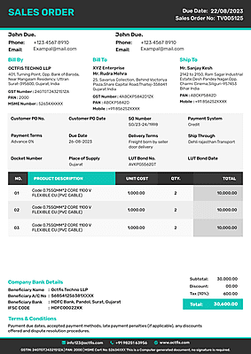 Sales Order Template-9