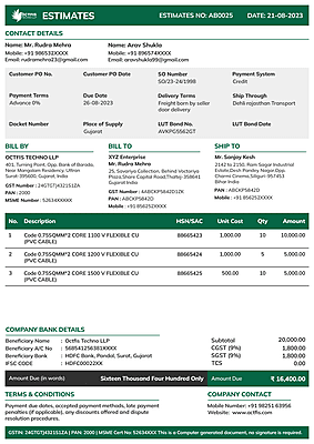 Estimate Template-2