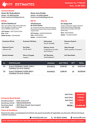 Estimate Template-3